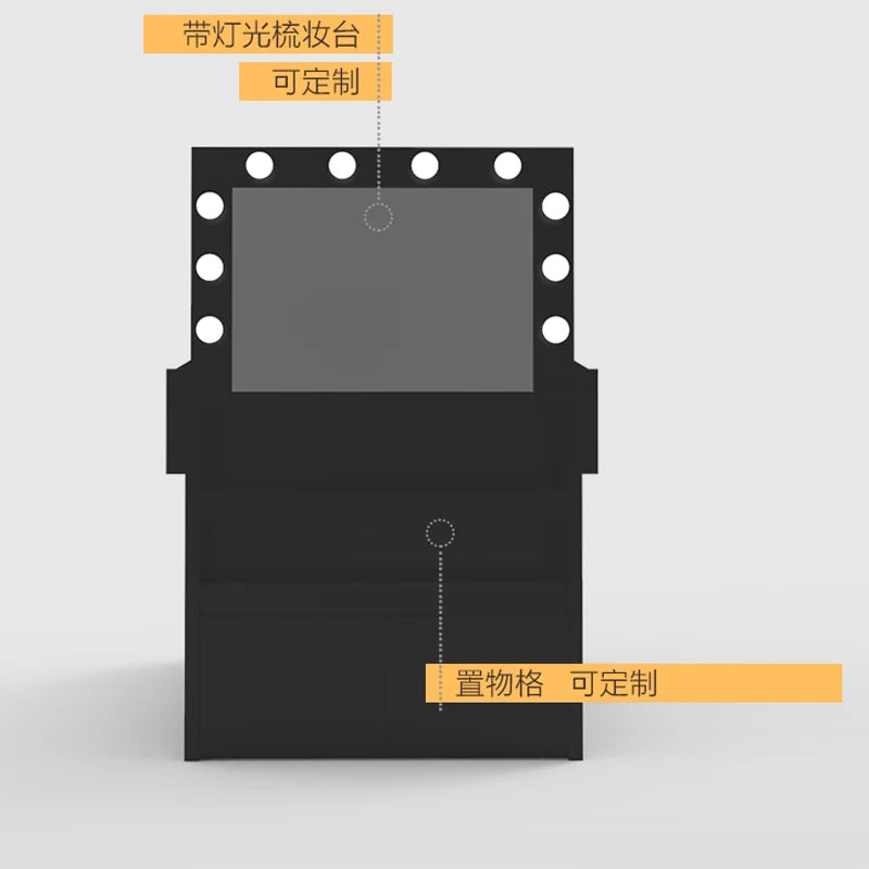 Customized double-sided makeup Zhongdao display cabinet makeup counter cosmetics display cabinet supermarket display cabinet sto