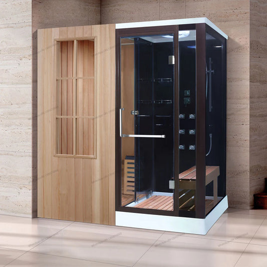 Customized dry and wet steam rooms of various sizes for the new villa