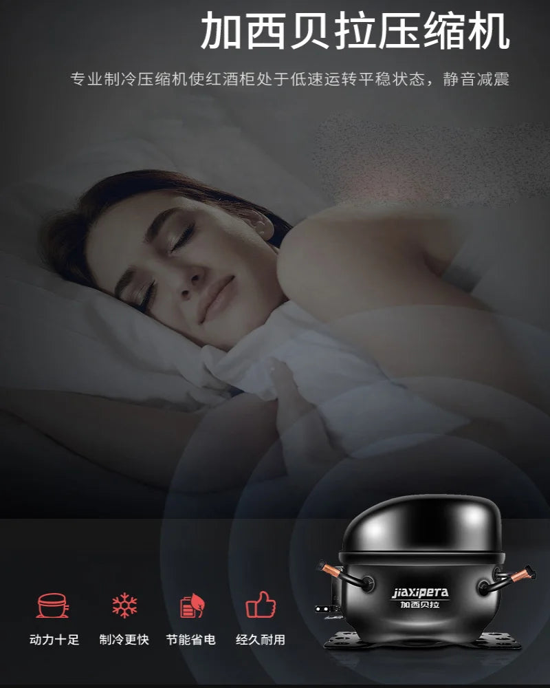 Customized family commercial embedded red wine and foreign wine cabinet ice bar