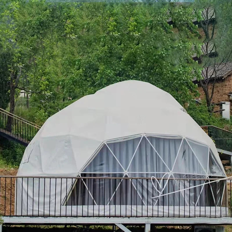 Customized outdoor bubble house type homestay hotel tent scenic spot camping luxury online red restaurant star sky hot pot tent