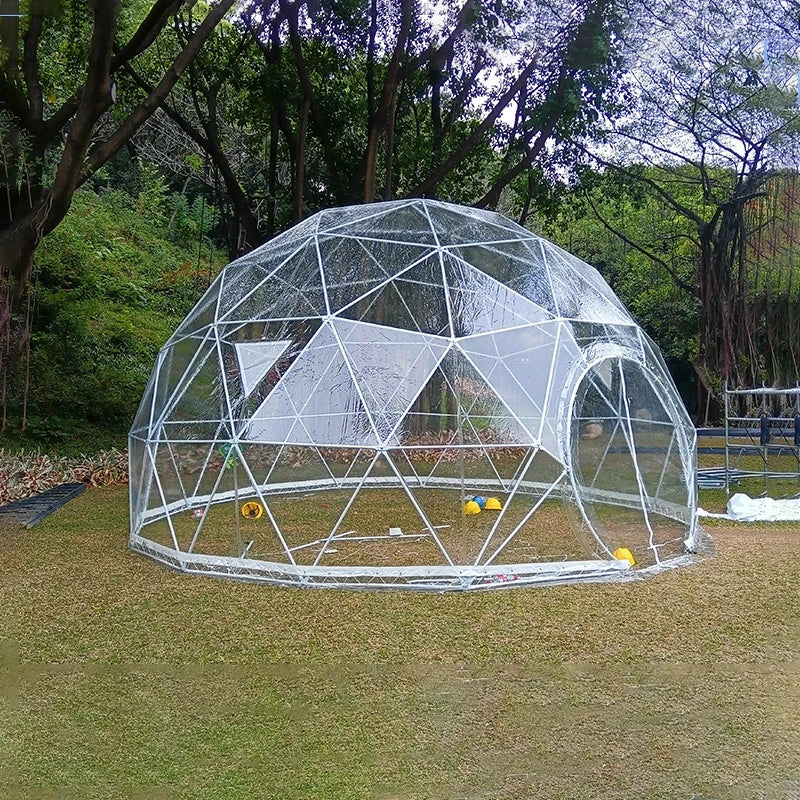 Customized outdoor starry sky screen net red bubble house transparent tent outdoor camping accommodation catering spherical tent