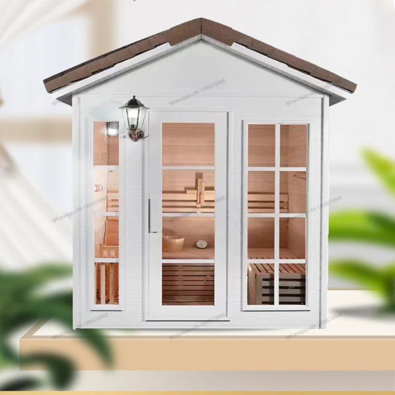Customized outdoor waterproof sauna room, wet steaming room, customized outdoor rainproof double person single person household
