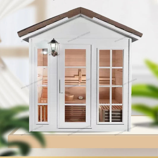 Customized outdoor waterproof sauna room, wet steaming room, customized outdoor rainproof double person single person household