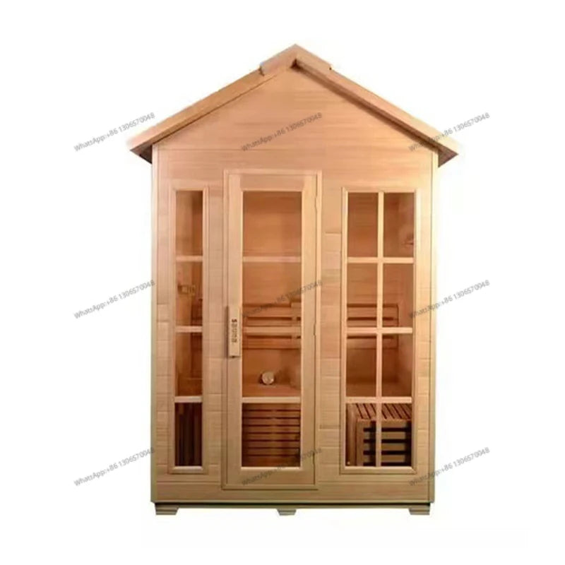 Customized outdoor waterproof sauna room, wet steaming room, customized outdoor rainproof double person single person household