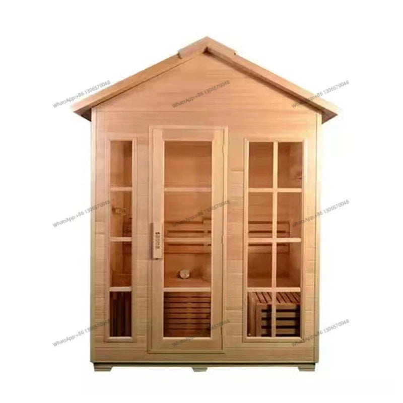 Customized outdoor waterproof sauna room, wet steaming room, customized outdoor rainproof double person single person household