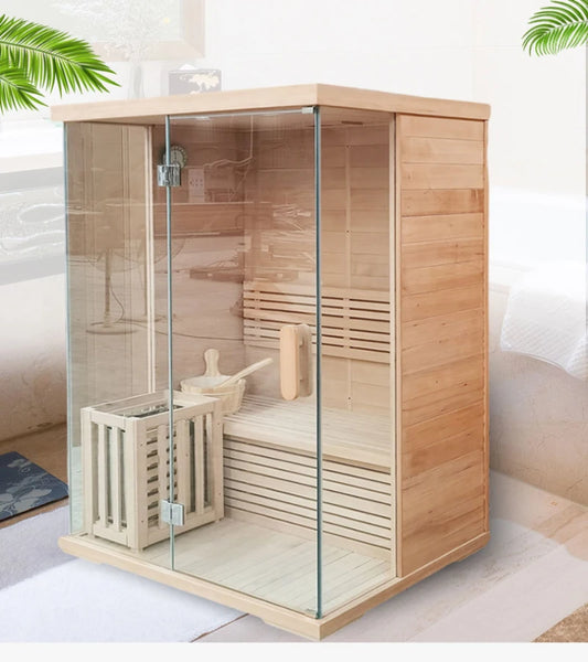 Customized single and double sauna room, wet steam room, commercial bath, far infrared light wave room for Meijia Family