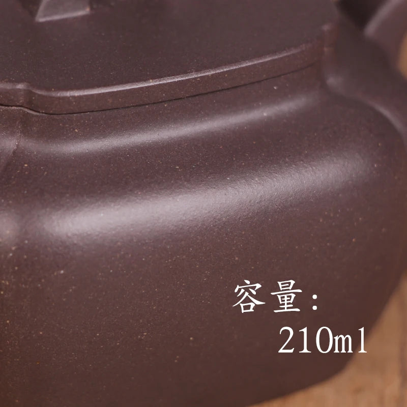 DE chang, yixing recommended pure manual undressed ore azure mud sifang Angle pot artist Fan Weiming all hand-made