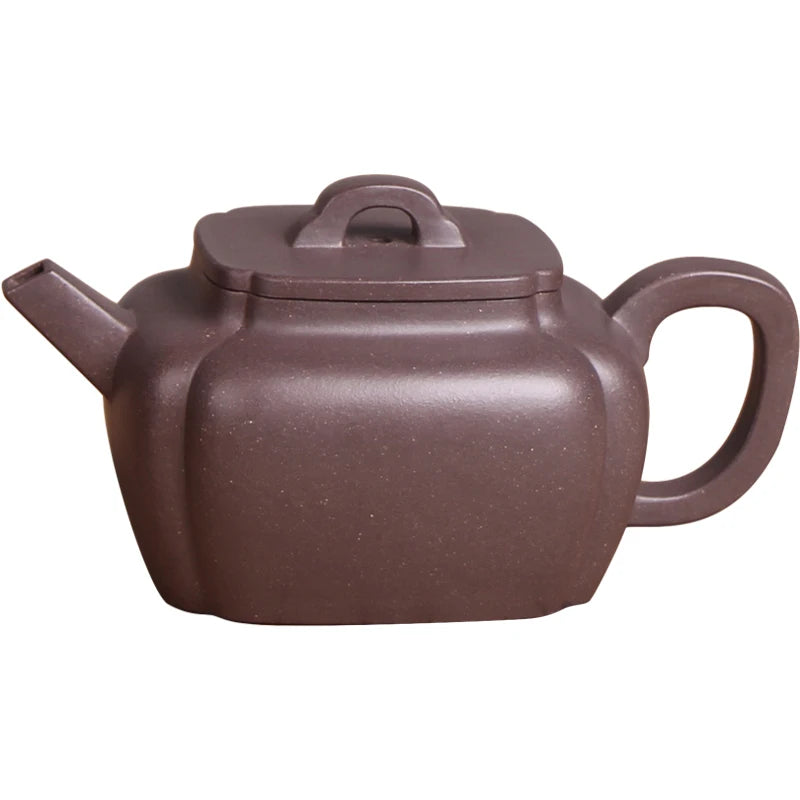 DE chang, yixing recommended pure manual undressed ore azure mud sifang Angle pot artist Fan Weiming all hand-made