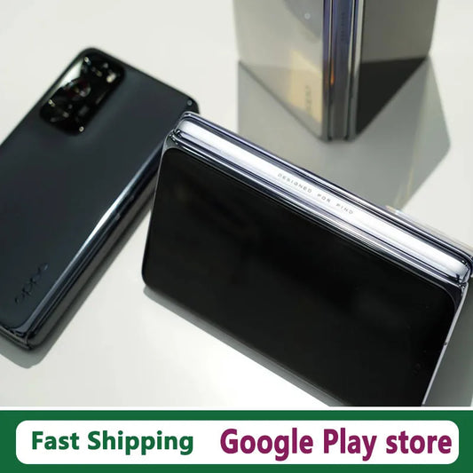 DHL Fast Delivery Oppo Find N 5G Cell Phone 7.1" AMOLED 120HZ Folded Screen 50.0MP+32.0MP Snapdragon 888 Fingerprint 44W Charger
