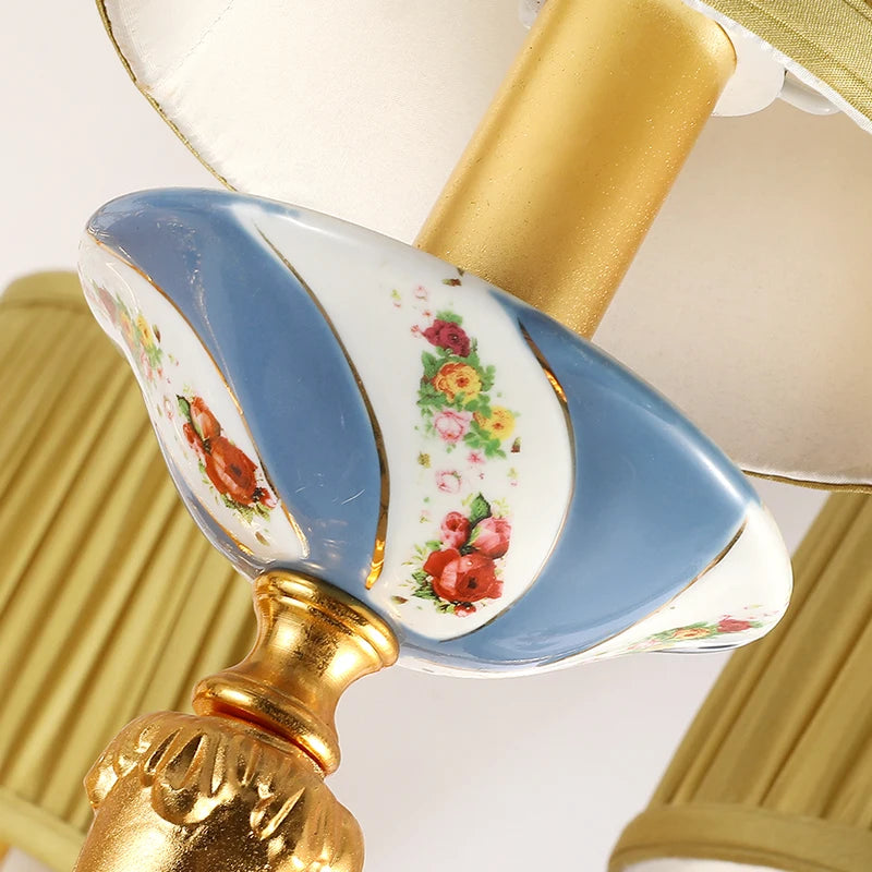 DINGFAN French All-Brass Carved Chandelier Hotel Creative Chandelier Villa Hall Luxury Art Chandelier