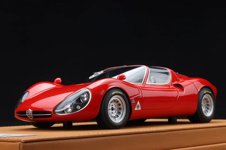 DMH 1:18 Alfa Tipo33 Simulation Limited Edition Resin Metal Static Car Model Toy Gift