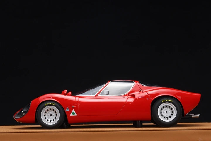 DMH 1:18 Alfa Tipo33 Simulation Limited Edition Resin Metal Static Car Model Toy Gift
