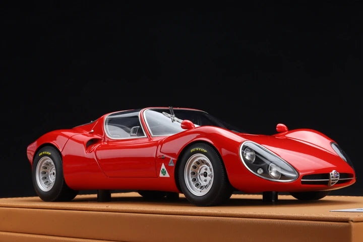 DMH 1:18 Alfa Tipo33 Simulation Limited Edition Resin Metal Static Car Model Toy Gift