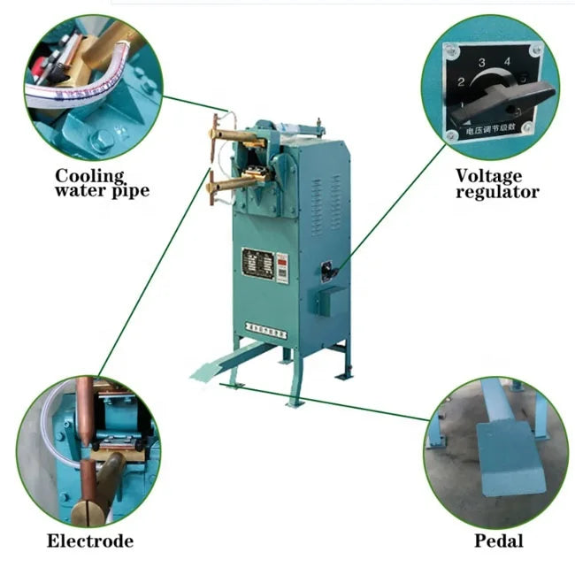 DN Series Spot Welders Portable Metal Resistance Weld Equipment Foot Press Spot Welding Machine for Cars Industry