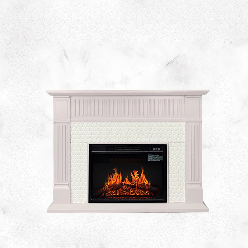 Decorative cabinet simulation stove heater European style household indoor false flame fireplace with a fire light of 0.8m