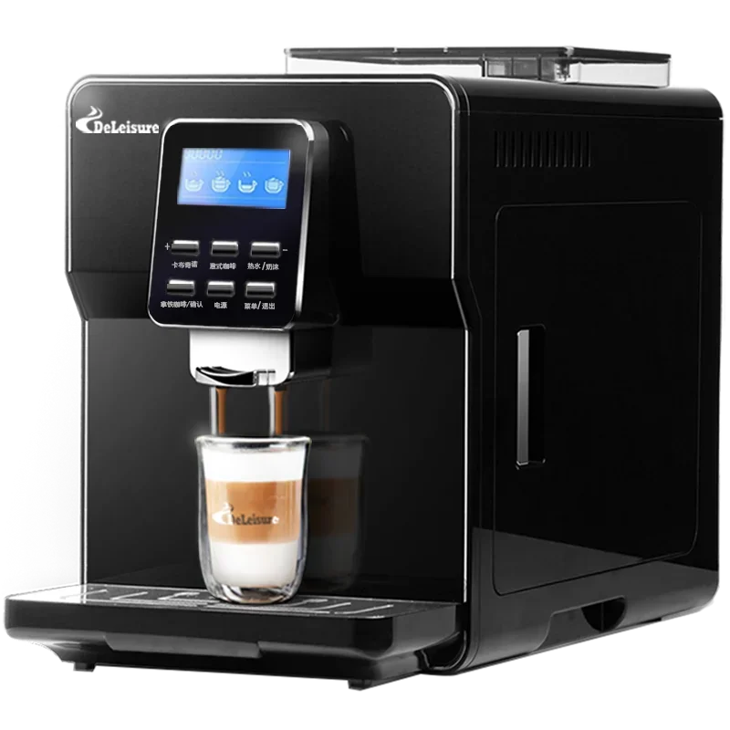 Deleisure DE-180 jeden przycisk automatyczny włoski mały ekspres do kawy home American business office instant ground beans