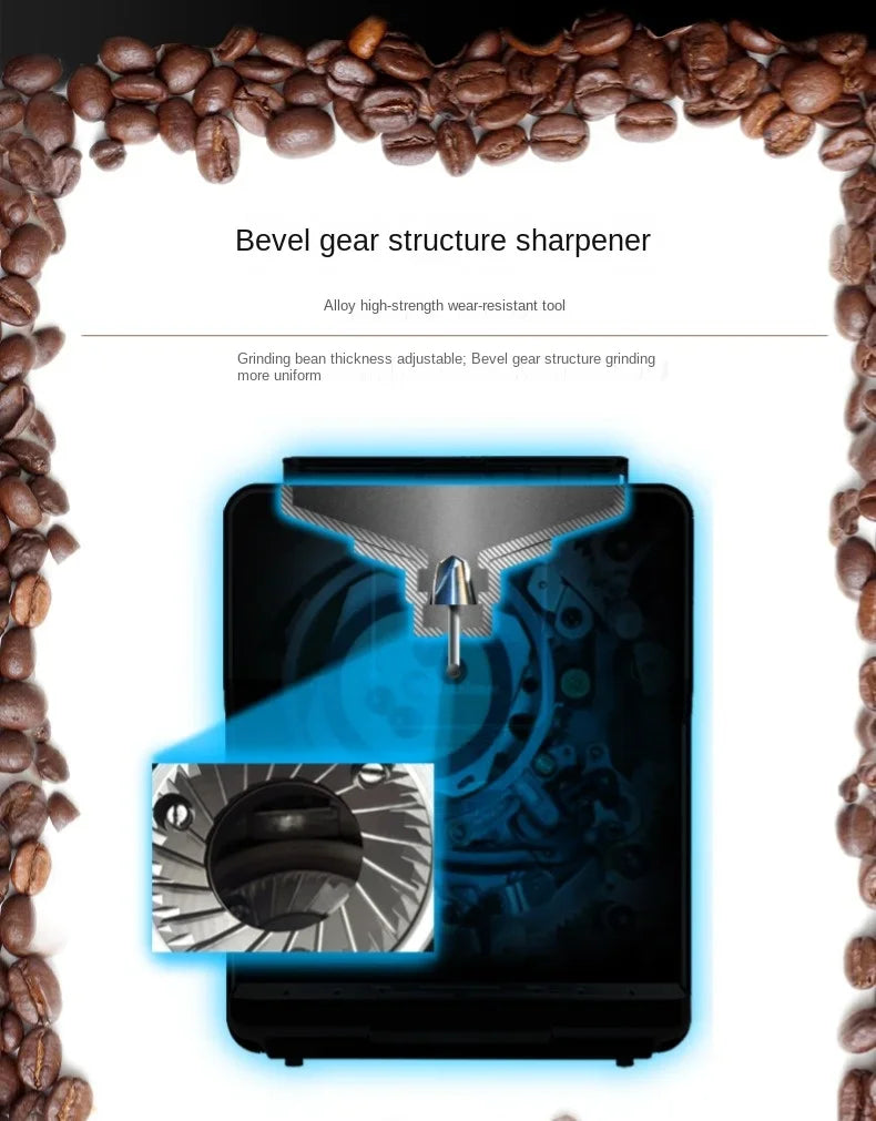 Deleisure DE-180 jeden przycisk automatyczny włoski mały ekspres do kawy home American business office instant ground beans