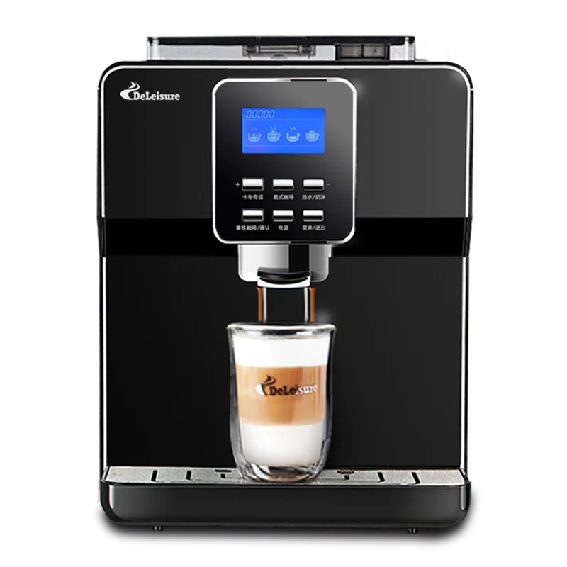 Deleisure DE-180 jeden przycisk automatyczny włoski mały ekspres do kawy home American business office instant ground beans