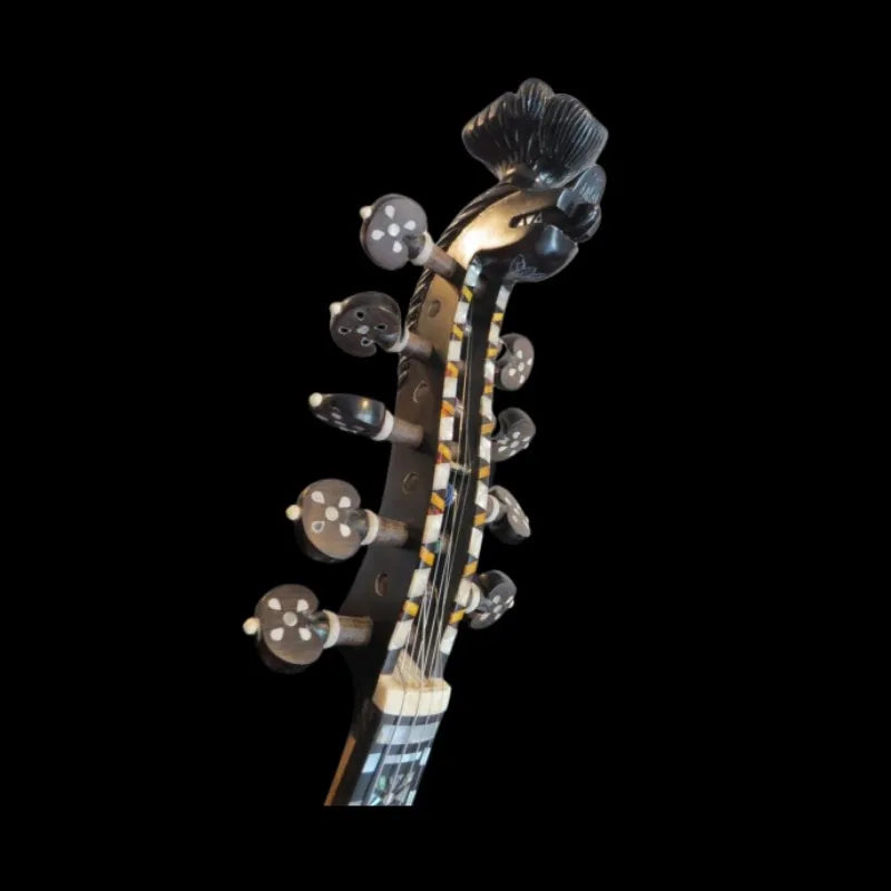 MMOOKA Deluxe hardanger Norwegian fiddle 4/4 violin 4*5 strings of professiona concert
