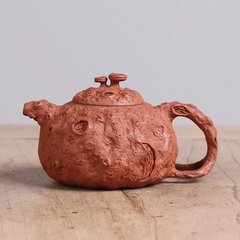 Deyuanchang Yixing Purple Clay Pot Handmade Raw Ore Descending Slope Mud Ganoderma Lucidum Gongchun Pot Zhang Jianzhong Handmade