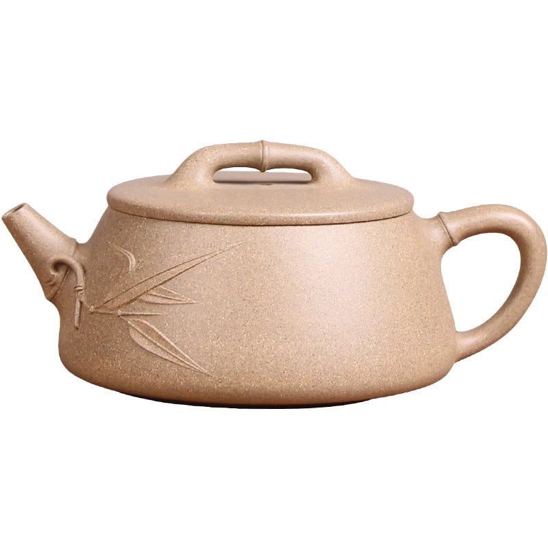 Deyuanchang Yixing Purple Clay Pot Handmade Raw Ore Green Section Tile Shipiao Teapot Senior Engineer Wu Shujuan Half-Handmade P