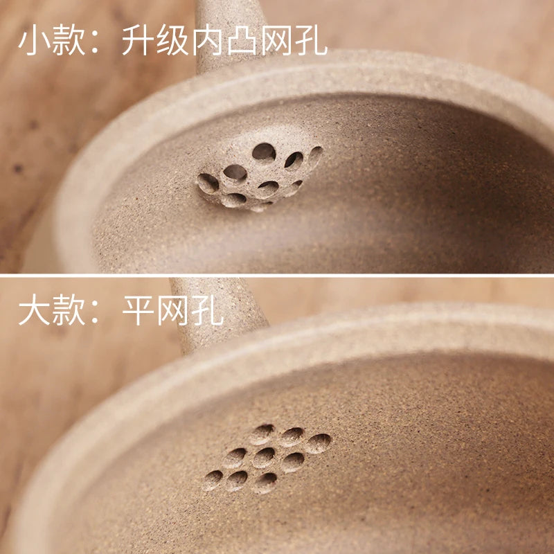 Deyuanchang Yixing Purple Clay Pot Handmade Raw Ore Green Section Tile Shipiao Teapot Senior Engineer Wu Shujuan Half-Handmade P