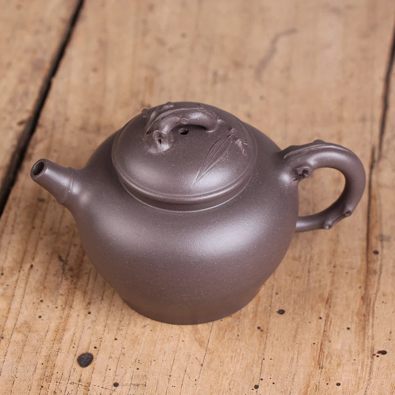 Deyuanchang Yixing Purple Clay Pot Handmade Raw Ore Sky Blue Mash Fresh Wind Plum Shadow Pot Senior Engineer Wu Shujuan All Hand