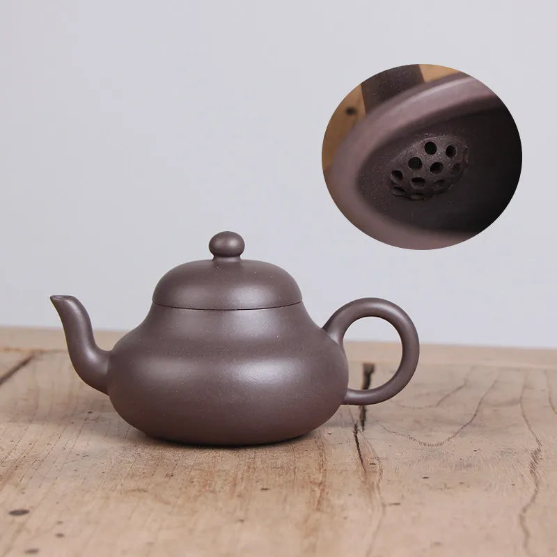 Deyuanchang Yixing Purple Clay Pot Handmade Raw Ore Sky Blue Mash Junde Tea Pot Senior Engineer Wu Shujuan Handmade