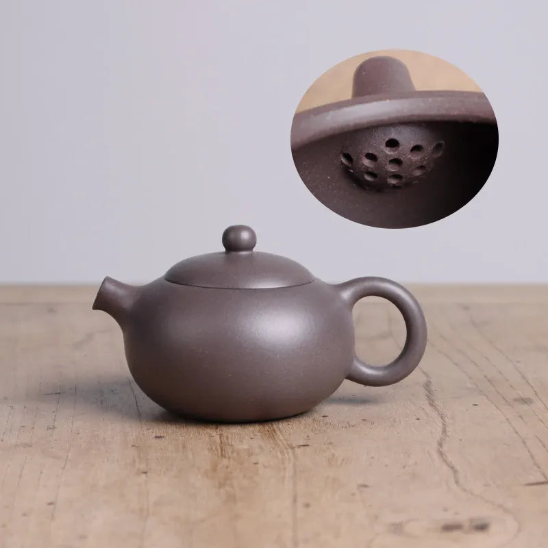 Deyuanchang Yixing Purple Clay Pot Handmade Raw Ore Sky Blue Mash Xi Shi Pot Senior Engineer Wu Shujuan Handmade