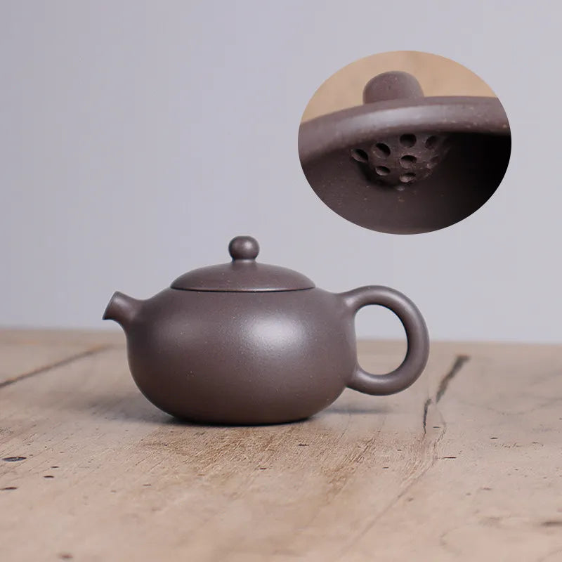 Deyuanchang Yixing Purple Clay Pot Handmade Raw Ore Sky Blue Mash Xi Shi Pot Senior Engineer Wu Shujuan Handmade