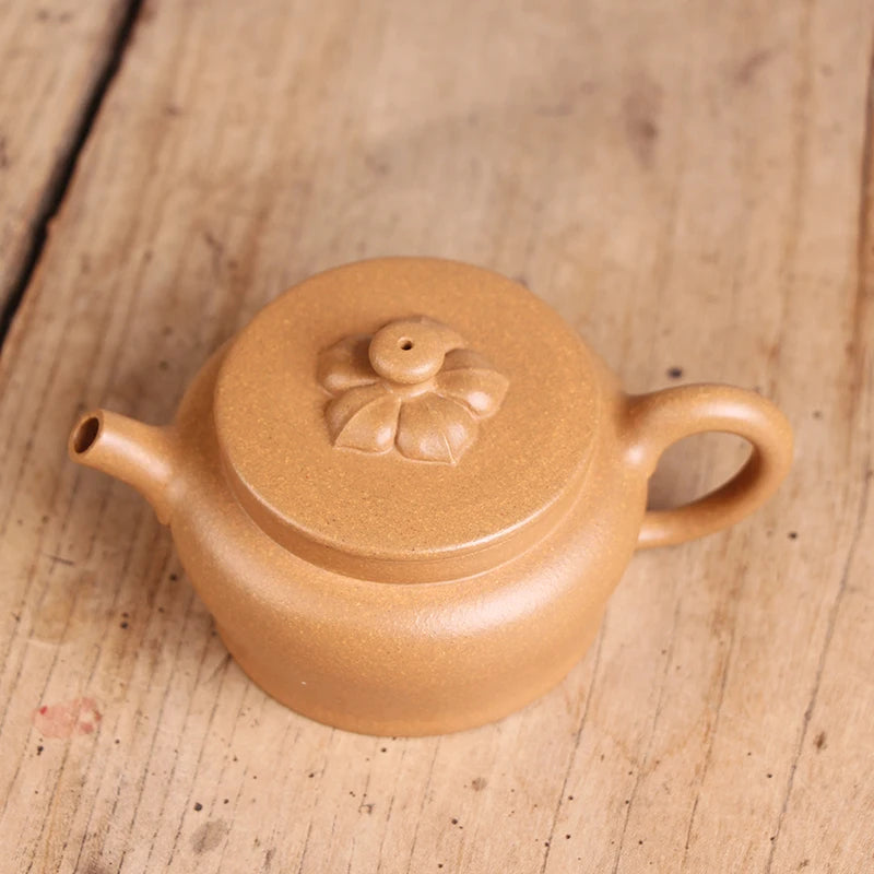 Deyuanchang Yixing Purple Clay Pot Handmade Ru Hui Pot Raw Ore Golden Section Teapot Home Wu Shujuan All Handmade