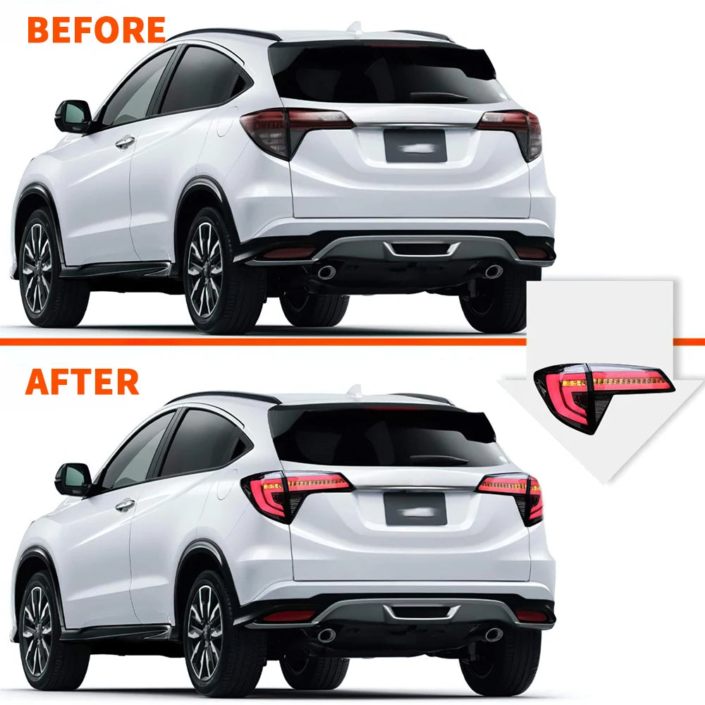 Direct Manufacturer Tail lampe For Honda HRV 2015 2016 2017 2018 Red Smoke Rear Turning Light Tail Lamp For Honda Vezel