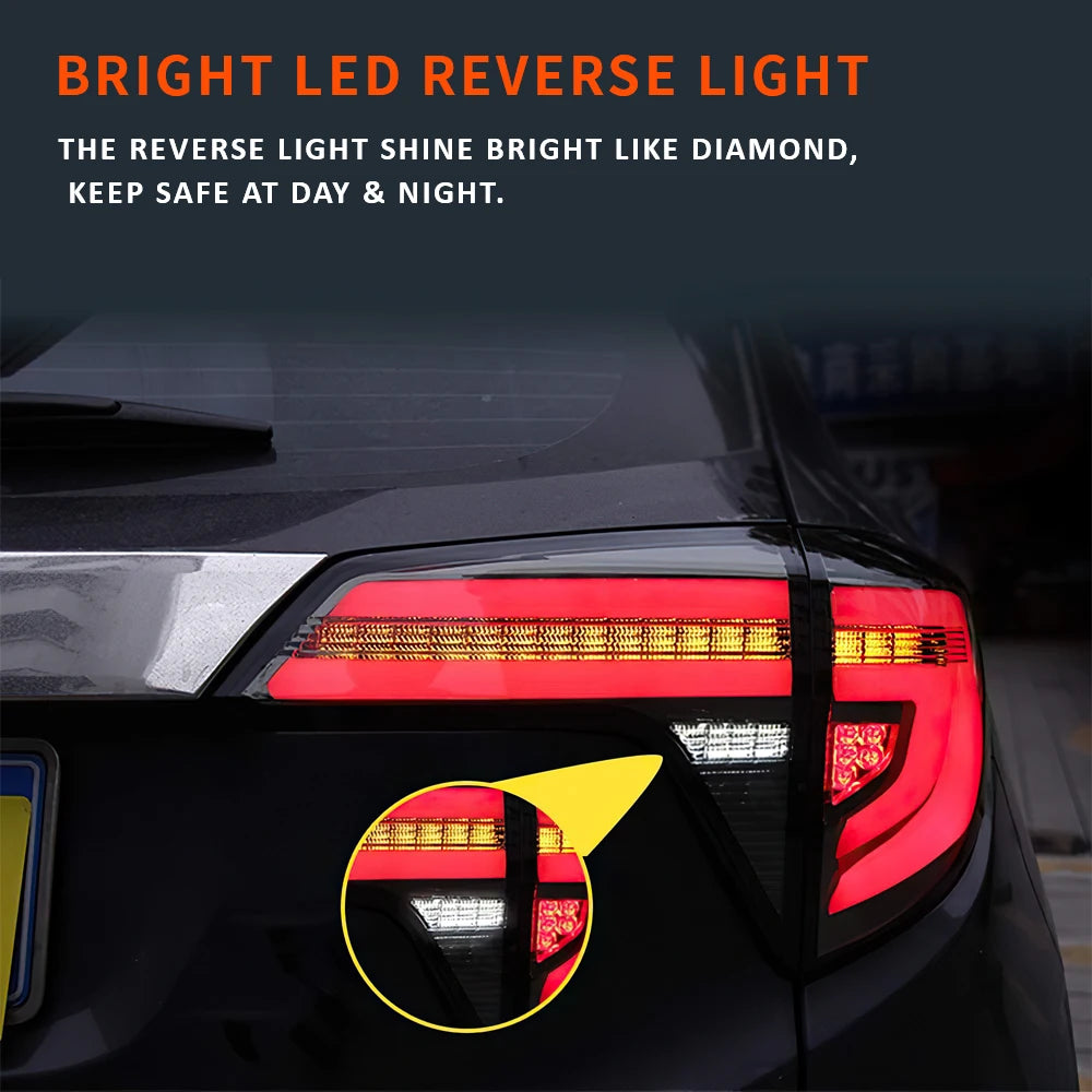 Direct Manufacturer Tail lampe For Honda HRV 2015 2016 2017 2018 Red Smoke Rear Turning Light Tail Lamp For Honda Vezel