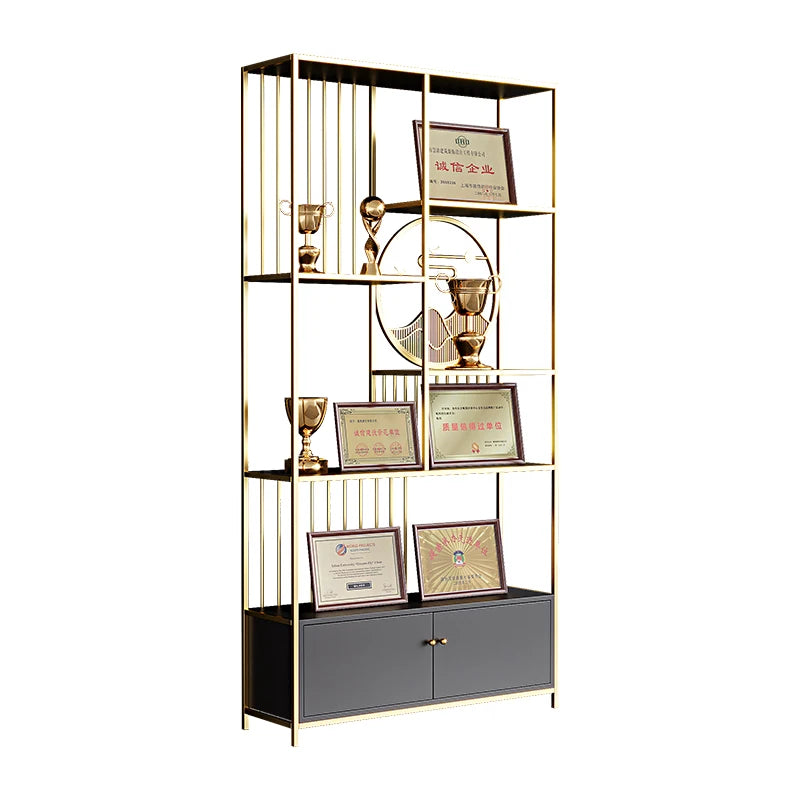 Display Rack Company Trophy and Medal Certificate Display Cabinet Office Meeting Room Product Shelf Landing