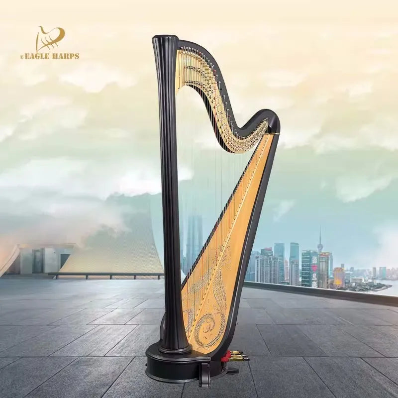 Doris harp professional 47 stringed instrument hawkish harp harp handmade from maple