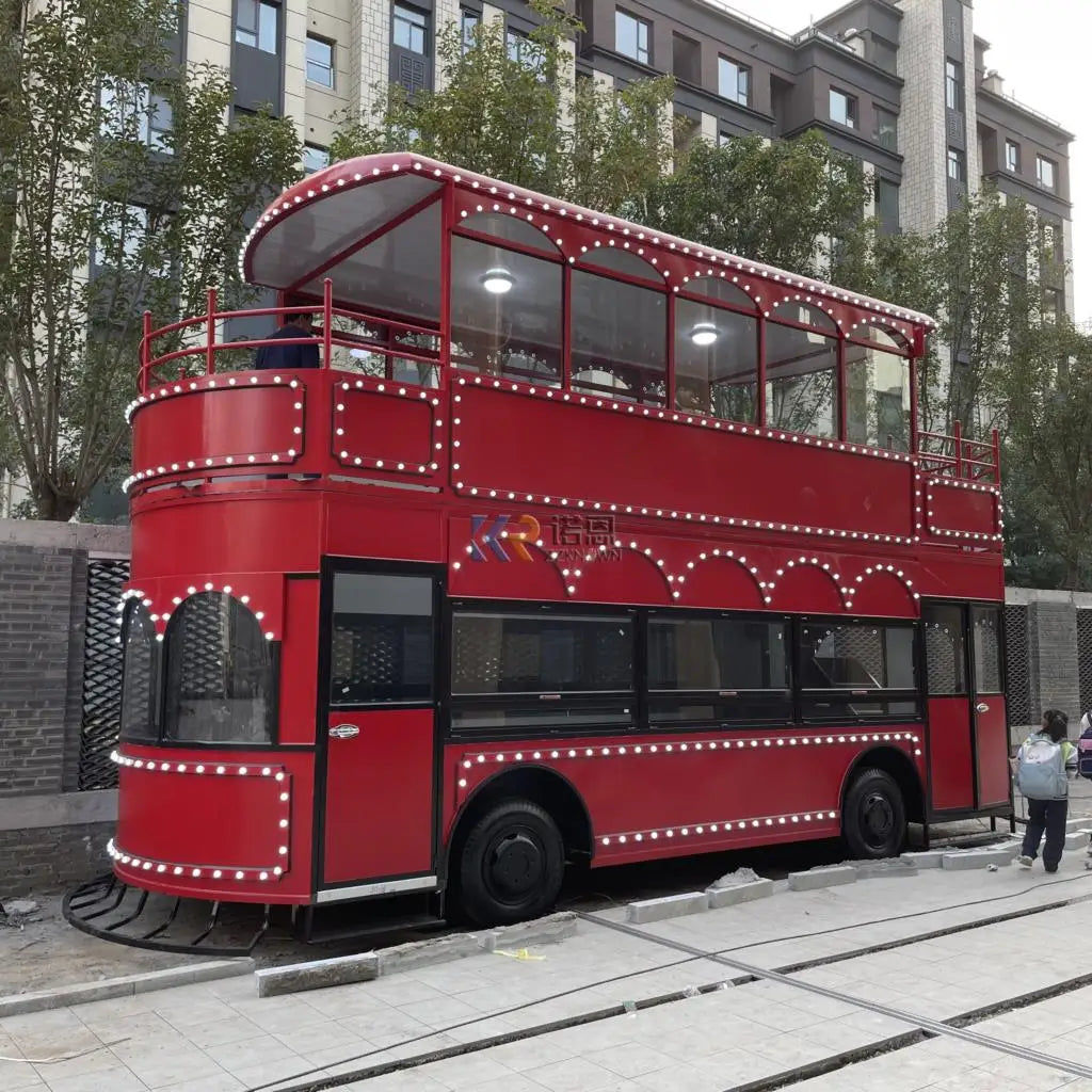 Double Decker Open Top Bus for Sell Food Ice Cream Hot Dog Food Truck Mobile Beer Bar Luxury for Sale