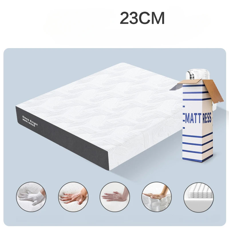 Double Firm Queen Mattresses High Quality Thickness King Size Bedroom Spring Mattress Foldable Spring Colchon Bedroom Furniture