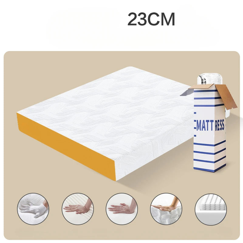 Double Firm Queen Mattresses High Quality Thickness King Size Bedroom Spring Mattress Foldable Spring Colchon Bedroom Furniture