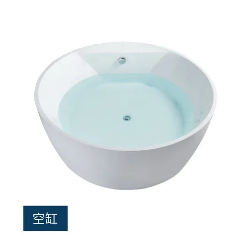 Double luxurious massage integrated seamless circular independent internet celebrity homestay constant temperature bath