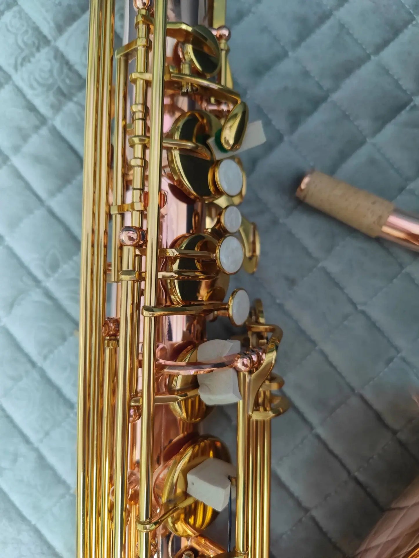 Double rib drop B tone professional tenor saxophone phosphor bronze gold-plated pure hand-carved Tenor sax jazz instrument