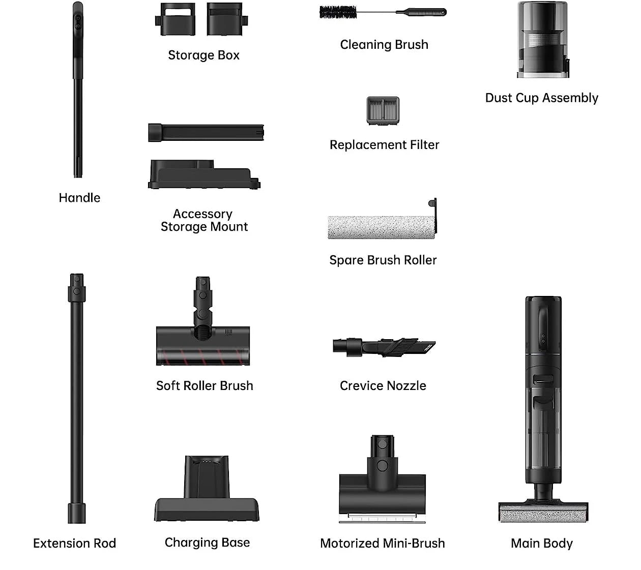 Dreame M13 beta intelligent wet dry vacuum cleaner, 4-in-1 wireless vacuum cleaner, with hot air drying function