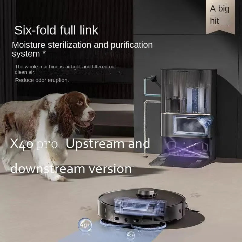 Dreame X40 Pro Ultra International Radar lifting and lowering Integrated suction sweeping washing and drying vaccum cleaner