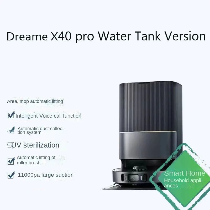 Dreame X40 Pro Ultra International Radar lifting and lowering Integrated suction sweeping washing and drying vaccum cleaner