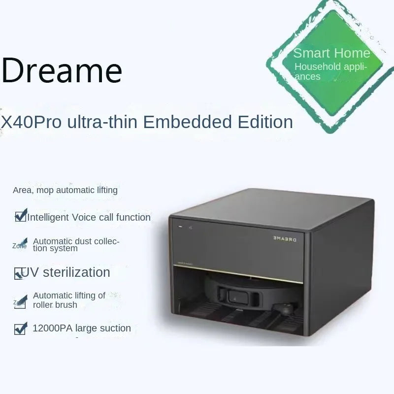 Dreame X40 Pro Ultra International Radar lifting and lowering Integrated suction sweeping washing and drying vaccum cleaner