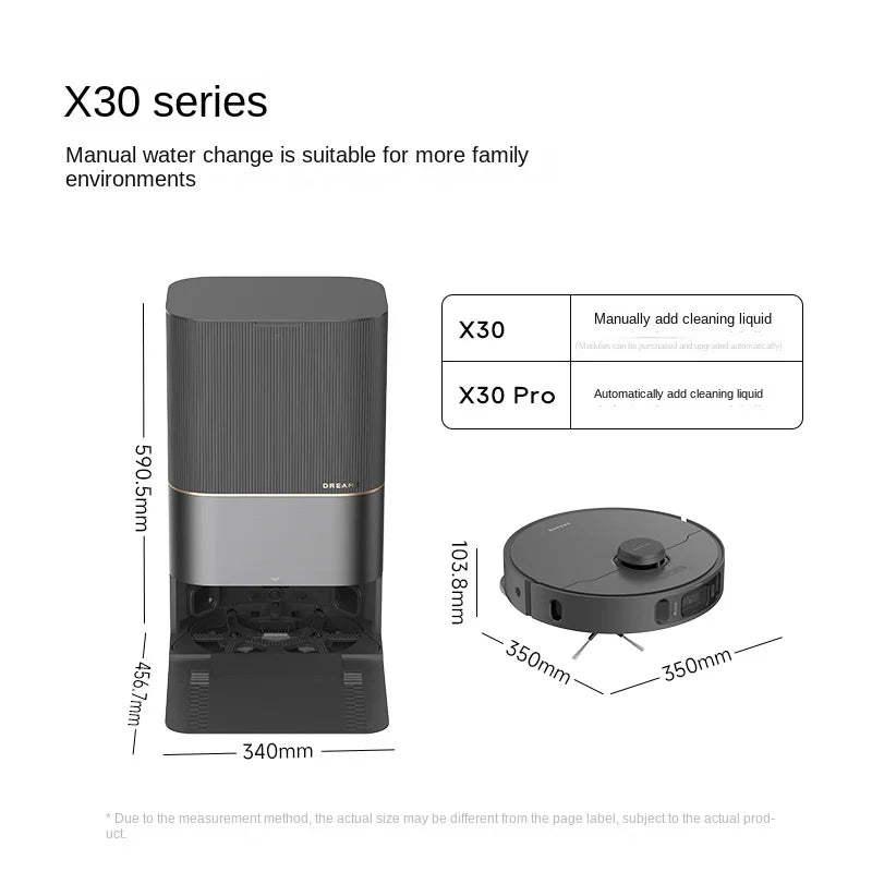 Dreame's New X30Pro Sweeping Machine Integrates Cleaning, Dragging, and Drying, Fully Automatic Water Supply and Drainage