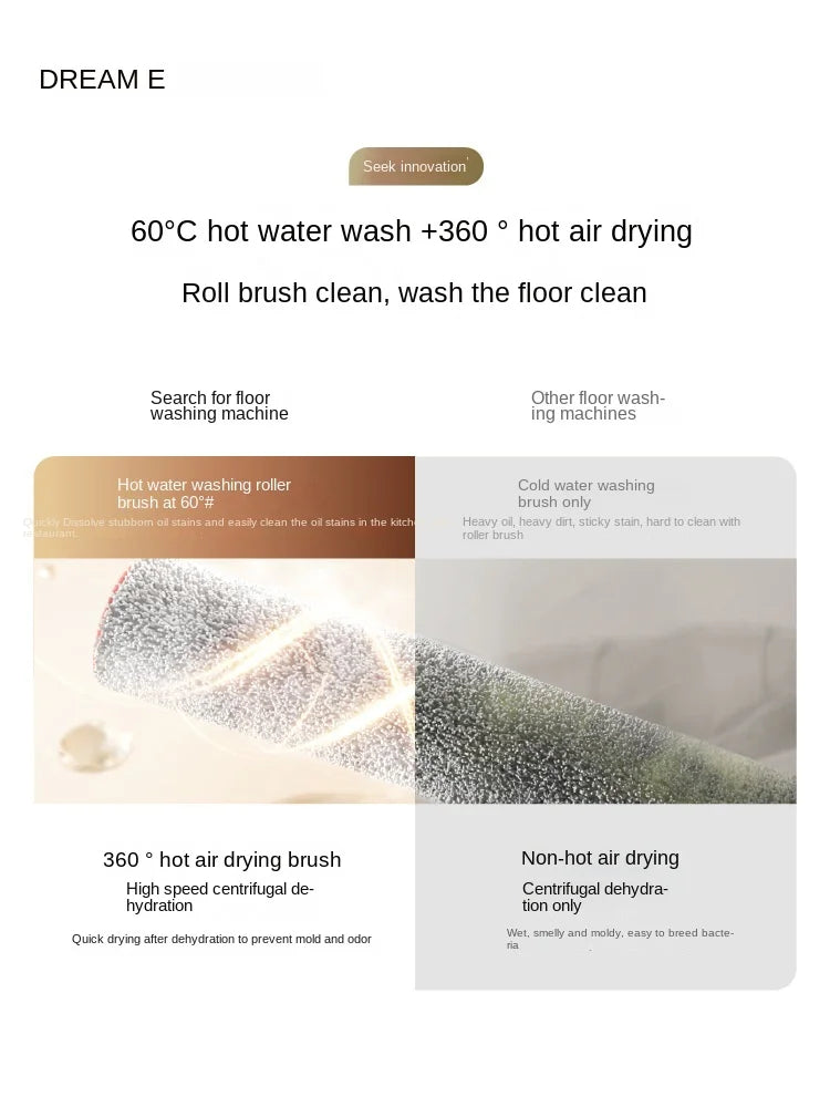 DreameH30 Ultra Vacuum Cleaner Household Intelligent Washing Machine To Remove Bacteria AI Double Power רובוט שוטף רצפה