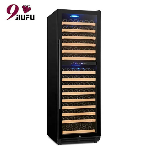 Dual Zone,420 Liters 165 Bottles Compressor Wine Cooler Refrigerator