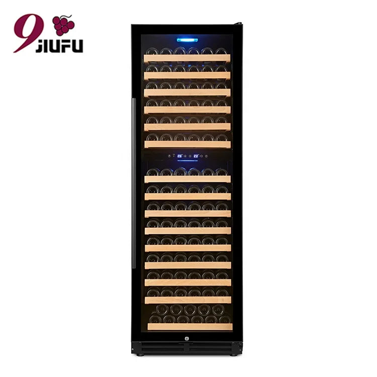 Dual Zone,420 Liters 165 Bottles Compressor Wine Cooler Refrigerator