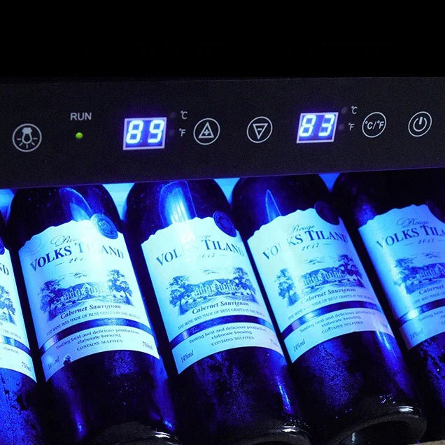Dual Zone,420 Liters 165 Bottles Compressor Wine Cooler Refrigerator