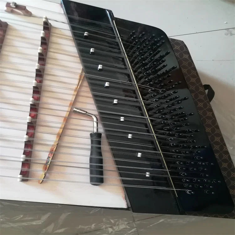 MMOOKA Dulcimer small-tuned yangqin ethnic musical instrument percussion class with box and wrench